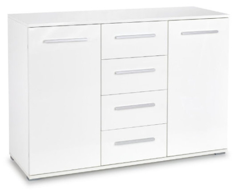 KOMODA Z SZUFLADAMI LIMA KM-4 Halmar BIAŁA MDF laminat OBRZEŻA ABS DO SALONU DO SYPIALNI KOMODA Z SZUFLADAMI LIMA KM-4 Halmar BIAŁA MDF laminat OBRZEŻA ABS DO SALONU DO SYPIALNI
