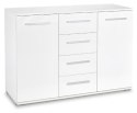 KOMODA Z SZUFLADAMI LIMA KM-4 Halmar BIAŁA MDF laminat OBRZEŻA ABS DO SALONU DO SYPIALNI KOMODA Z SZUFLADAMI LIMA KM-4 Halmar BIAŁA MDF laminat OBRZEŻA ABS DO SALONU DO SYPIALNI