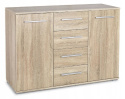 KOMODA Z SZUFLADAMI LIMA KM-4 Halmar DĄB SONOMA PŁYTA LAMINOWANA OBRZEŻA ABS DO SALONU SYPIALNI POKOJU KOMODA Z SZUFLADAMI LIMA KM-4 Halmar DĄB SONOMA PŁYTA LAMINOWANA OBRZEŻA ABS DO SALONU SYPIALNI POKOJU