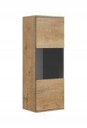Halmar witryna NEST W-1 MDF fornir dąb lefkas/ czarny Halmar witryna NEST W-1 MDF fornir dąb lefkas/ czarny