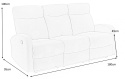 Halmar sofa OSLO 3S zestaw wypoczynkowy 3S ciemny popiel Halmar sofa OSLO 3S zestaw wypoczynkowy 3S ciemny popiel