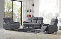 Halmar sofa OSLO 3S zestaw wypoczynkowy 3S ciemny popiel Halmar sofa OSLO 3S zestaw wypoczynkowy 3S ciemny popiel