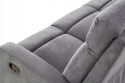 Halmar sofa OSLO 3S zestaw wypoczynkowy 3S ciemny popiel Halmar sofa OSLO 3S zestaw wypoczynkowy 3S ciemny popiel