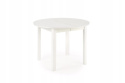 Halmar stół okrągły RINGO rozkładany biały 102-142x102 MDF okleinowany Halmar stół okrągły RINGO rozkładany biały 102-142x102 MDF okleinowany