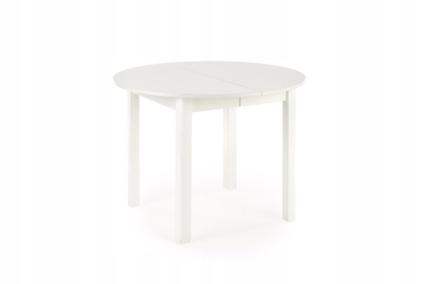 Halmar stół okrągły RINGO rozkładany biały 102-142x102 MDF okleinowany Halmar stół okrągły RINGO rozkładany biały 102-142x102 MDF okleinowany