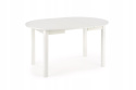 Halmar stół okrągły RINGO rozkładany biały 102-142x102 MDF okleinowany Halmar stół okrągły RINGO rozkładany biały 102-142x102 MDF okleinowany