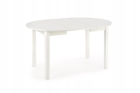 Halmar stół okrągły RINGO rozkładany biały 102-142x102 MDF okleinowany Halmar stół okrągły RINGO rozkładany biały 102-142x102 MDF okleinowany