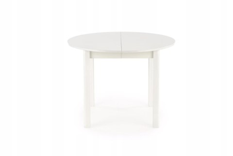 Halmar stół okrągły RINGO rozkładany biały 102-142x102 MDF okleinowany Halmar stół okrągły RINGO rozkładany biały 102-142x102 MDF okleinowany