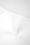 Halmar stół okrągły RINGO rozkładany biały 102-142x102 MDF okleinowany Halmar stół okrągły RINGO rozkładany biały 102-142x102 MDF okleinowany
