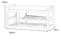 Halmar ST13 ławka z siedziskiem / stojak na buty lite drewno bambus - tapicerka tkanina popielaty ze schowkiem