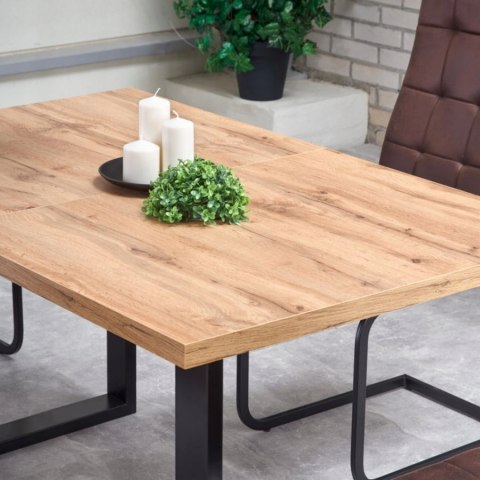 Halmar stół VENOM 160-210 MDF fornir+ABS Dąb wotan Halmar stół VENOM 160-210 MDF fornir+ABS Dąb wotan