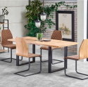 Halmar stół VENOM 160-210 MDF fornir+ABS Dąb wotan Halmar stół VENOM 160-210 MDF fornir+ABS Dąb wotan