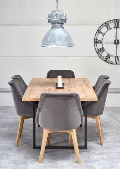 Halmar stół VENOM 160-210 MDF fornir+ABS Dąb wotan Halmar stół VENOM 160-210 MDF fornir+ABS Dąb wotan