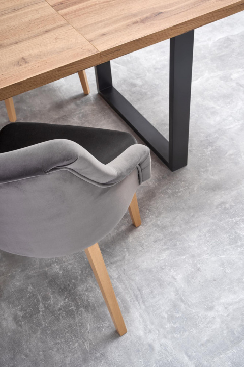 Halmar stół VENOM 160-210 MDF fornir+ABS Dąb wotan Halmar stół VENOM 160-210 MDF fornir+ABS Dąb wotan