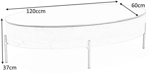 ŁAWA OWALNA ZENGA z funkcją przechowywania Halmar blat szkło CZARNY / DĄB ZŁOTY MDF okleinowany 120x60 nogi stal malowana ŁAWA OWALNA ZENGA z funkcją przechowywania Halmar blat szkło CZARNY / DĄB ZŁOTY MDF okleinowany 120x60 nogi stal malowana