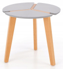 Halmar ława ZETA popiel MDF lakier, drewno buk fi50 Halmar ława ZETA popiel MDF lakier, drewno buk fi50