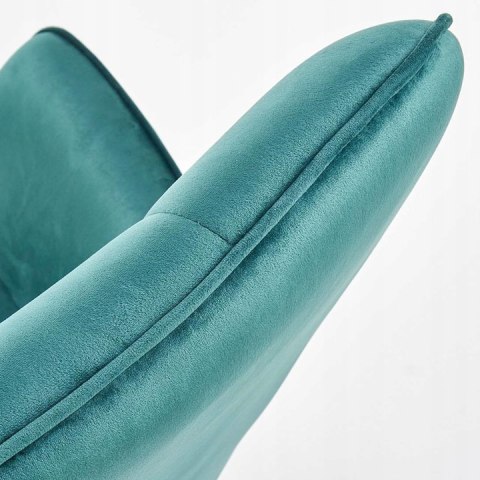 Halmar sofa kanapa tapicerowana CASTEL 2XL velvet ciemny zielony/ nogi złoty stal chromowana Halmar sofa kanapa tapicerowana CASTEL 2XL velvet ciemny zielony/ nogi złoty stal chromowana