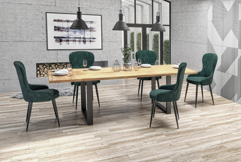 Halmar stół RADUS 120x78 drewno lite - dębowe kolor: dąb naturalny Halmar stół RADUS 120x78 drewno lite - dębowe kolor: dąb naturalny