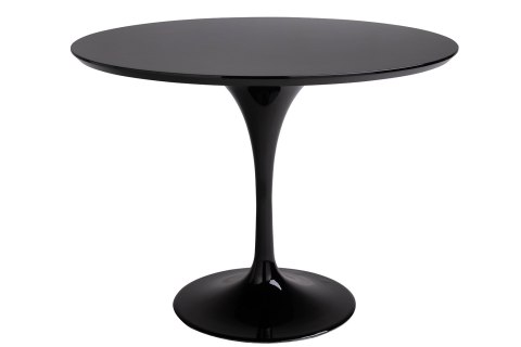 King Home Stół TULIP MDF czarny fi 100, metal lakierowany King Home Stół TULIP MDF czarny fi 100, metal lakierowany