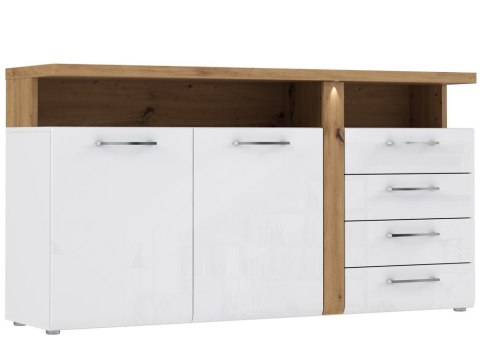 Meble Forte TULUZA TUZK231B-C843 Komoda Biały/Dąb Artisan Meble Forte TULUZA TUZK231B-C843 Komoda Biały/Dąb Artisan