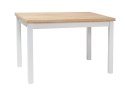 SIGNAL STÓŁ ADAM PROSTOKĄTNY BLAT DĄB ARTISAN PŁYTA LAMINOWANA /STELAŻ BIAŁY MAT MDF 120x68 SIGNAL STÓŁ ADAM PROSTOKĄTNY BLAT DĄB ARTISAN PŁYTA LAMINOWANA /STELAŻ BIAŁY MAT MDF 120x68