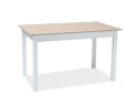 SIGNAL STÓŁ HORACY PŁYTA LAMINOWANA DĄB ARTISAN / STELAŻ MDF BIAŁY MAT 100(140)X60 SIGNAL STÓŁ HORACY PŁYTA LAMINOWANA DĄB ARTISAN / STELAŻ MDF BIAŁY MAT 100(140)X60