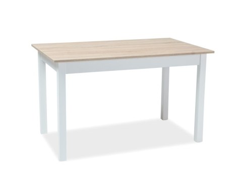 SIGNAL STÓŁ HORACY PŁYTA LAMINOWANA DĄB ARTISAN / STELAŻ MDF BIAŁY MAT 100(140)X60 SIGNAL STÓŁ HORACY PŁYTA LAMINOWANA DĄB ARTISAN / STELAŻ MDF BIAŁY MAT 100(140)X60