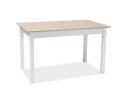 SIGNAL STÓŁ HORACY PŁYTA LAMINOWANA DĄB ARTISAN / STELAŻ MDF BIAŁY MAT 125(170)x75 SIGNAL STÓŁ HORACY PŁYTA LAMINOWANA DĄB ARTISAN / STELAŻ MDF BIAŁY MAT 125(170)x75