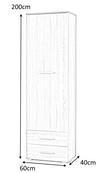 REGAŁ ZAMKNIĘTY Z SZUFLADAMI LIMA REG1 Halmar DĄB SONOMA PŁYTA LAMINOWANA OBRZEŻA ABS REGAŁ ZAMKNIĘTY Z SZUFLADAMI LIMA REG1 Halmar DĄB SONOMA PŁYTA LAMINOWANA OBRZEŻA ABS