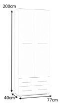 REGAŁ SZAFA DWUDRZWIOWA Z SZUFLADAMI LIMA REG2 Halmar DĄB SONOMA MDF PŁYTA LAMINOWANA OBRZEŻA ABS REGAŁ SZAFA DWUDRZWIOWA Z SZUFLADAMI LIMA REG2 Halmar DĄB SONOMA MDF PŁYTA LAMINOWANA OBRZEŻA ABS