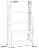 Halmar regał REG13 dąb złoty / czarny MDF fornir Halmar regał REG13 dąb złoty / czarny MDF fornir