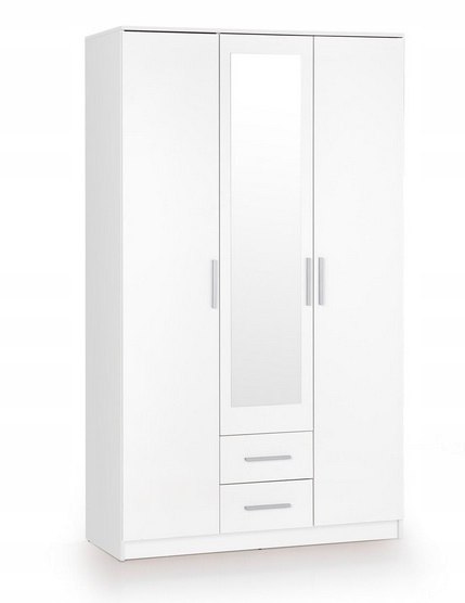 Halmar szafa LIMA S-3 biały/lustro MDF laminat+ABS Halmar szafa LIMA S-3 biały/lustro MDF laminat+ABS
