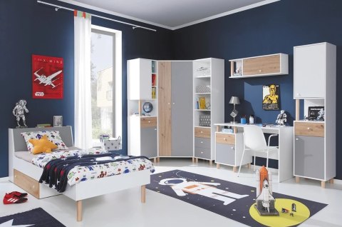 SZAFKA RTV KOMODA NISKA Meblar FARO System FR8 - Biały Lux / Dąb Artisan / Szary SZAFKA RTV KOMODA NISKA Meblar FARO System FR8 - Biały Lux / Dąb Artisan / Szary