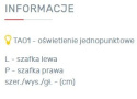 PÓŁKA WISZĄCA MEBLE MŁODZIEŻOWE SIGMA System SI14 Meblar -Beton / Biały Lux / Dąb PŁYTA LAMINOWANA OBRZEŻA ABS NAD BIURKO KOMODĘ