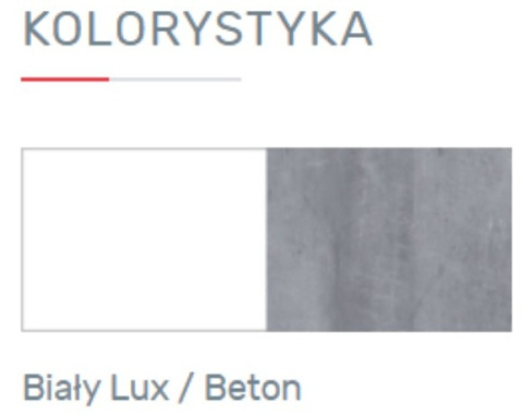 ŁÓŻKO Z SZUFLADAMI NA KÓŁKACH 90x200 Meblar SIGMA System SI15 - Biały Lux / Beton MEBLE MŁODZIEŻOWE PŁYTA LAMINOWANA OBRZEŻA ABS ŁÓŻKO Z SZUFLADAMI NA KÓŁKACH 90x200 Meblar SIGMA System SI15 - Biały Lux / Beton MEBLE MŁODZIEŻOWE PŁYTA LAMINOWANA OBRZEŻA ABS
