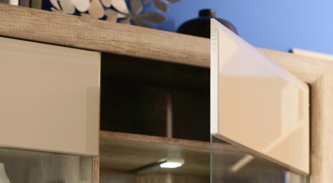 Meble Forte TIZIANO TZS52RB-P82 Szafa P Dąb antyczny/Beż połysk Meble Forte TIZIANO TZS52RB-P82 Szafa P Dąb antyczny/Beż połysk