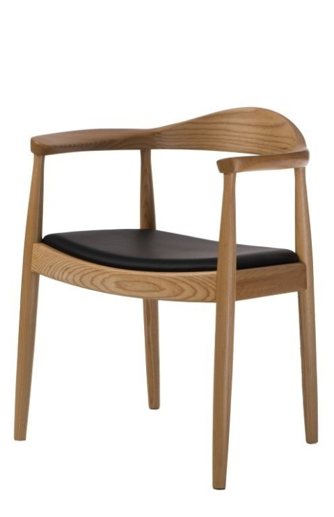 KRZESŁO Z PODŁOKIETNIKAMI President drewniane NATURALNY siedzisko EKOSKÓRA D2.DESIGN KRZESŁO Z PODŁOKIETNIKAMI President drewniane NATURALNY siedzisko EKOSKÓRA D2.DESIGN