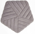 Halmar pufa HEXA 2 tkanina, kolor popielaty 45x45 Halmar pufa HEXA 2 tkanina, kolor popielaty 45x45