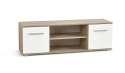 SZAFKA STOJĄCA RTV LIMA RTV1 Halmar DĄB SONOMA / BIAŁY MDF laminowany połysk, obrzeża ABS 137x40 SZAFKA STOJĄCA RTV LIMA RTV1 Halmar DĄB SONOMA / BIAŁY MDF laminowany połysk, obrzeża ABS 137x40
