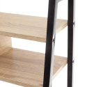 Halmar biurko NARVIK B2 stal malowana czarny / dąb sonoma MDF fornir, 84x46 półki Halmar biurko NARVIK B2 stal malowana czarny / dąb sonoma MDF fornir, 84x46 półki