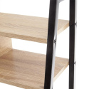 Halmar biurko NARVIK B2 stal malowana czarny / dąb sonoma MDF fornir, 84x46 półki Halmar biurko NARVIK B2 stal malowana czarny / dąb sonoma MDF fornir, 84x46 półki