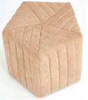 Halmar pufa HEXA 2 materiał tkanina, kolor beżowy Halmar pufa HEXA 2 materiał tkanina, kolor beżowy