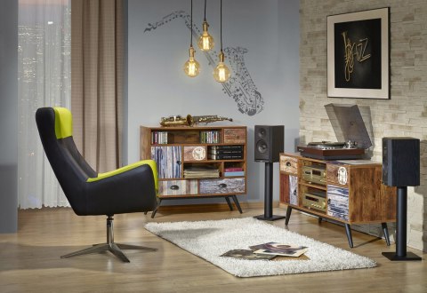 Halmar szafka MEZO RTV1 wielobarwny, MDF laminowany, stal malowana 120x39 Halmar szafka MEZO RTV1 wielobarwny, MDF laminowany, stal malowana 120x39