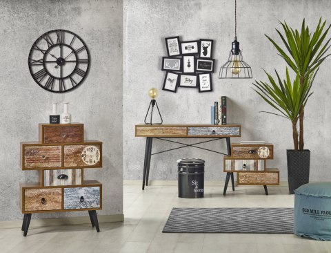 Halmar szafka MEZO RTV1 wielobarwny, MDF laminowany, stal malowana 120x39 Halmar szafka MEZO RTV1 wielobarwny, MDF laminowany, stal malowana 120x39