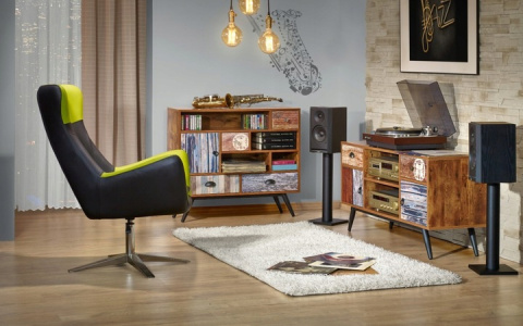 Halmar szafka nocna MEZO KM1 wielobarwna, MDF laminowany, stal malowana 59x29 Halmar szafka nocna MEZO KM1 wielobarwna, MDF laminowany, stal malowana 59x29