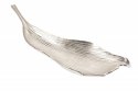 Invicta Interior INVICTA misa LEAF 65 cm srebrna - aluminium w kształcie liścia Invicta Interior INVICTA misa LEAF 65 cm srebrna - aluminium w kształcie liścia