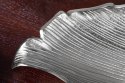 Invicta Interior INVICTA misa LEAF 65 cm srebrna - aluminium w kształcie liścia Invicta Interior INVICTA misa LEAF 65 cm srebrna - aluminium w kształcie liścia
