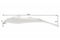 Invicta Interior INVICTA misa LEAF 65 cm srebrna - aluminium w kształcie liścia Invicta Interior INVICTA misa LEAF 65 cm srebrna - aluminium w kształcie liścia