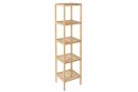 Invicta Interior INVICTA regał BAMBOO SPA 145 cm - naturalne drewno bambusowe, możliwość mocowania do ściany Invicta Interior INVICTA regał BAMBOO SPA 145 cm - naturalne drewno bambusowe, możliwość mocowania do ściany