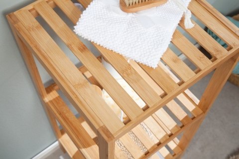 Invicta Interior INVICTA regał BAMBOO SPA 145 cm - naturalne drewno bambusowe, możliwość mocowania do ściany Invicta Interior INVICTA regał BAMBOO SPA 145 cm - naturalne drewno bambusowe, możliwość mocowania do ściany